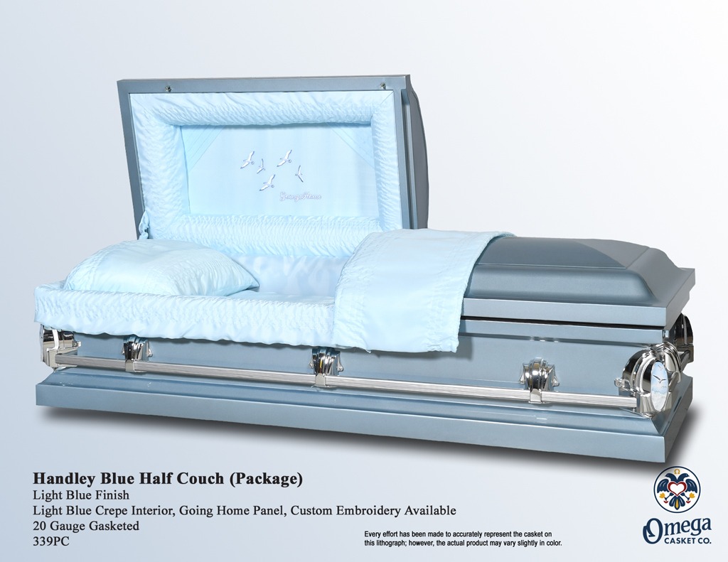 Handley Blue Half Couch (Package)